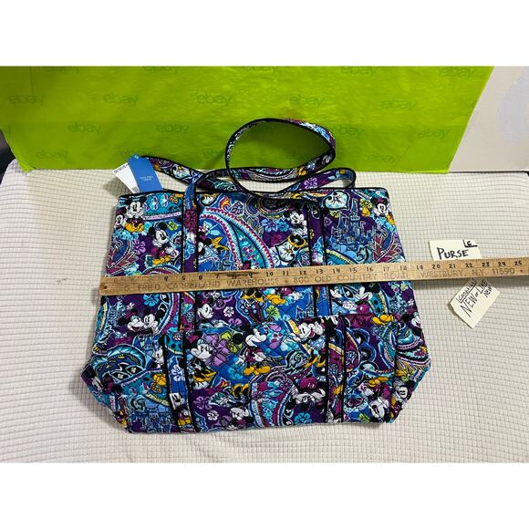 VERA BRADLEY ZIP HIPSTER DISNEY SENSATIONAL SIX PAISLEY PURSE - Picture 4 of 5